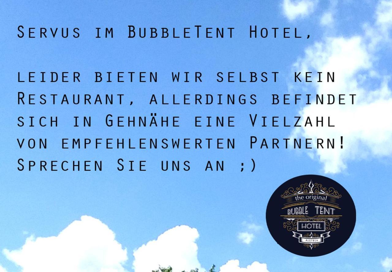 Bubble Tent Hotel Weyregg Exteriör bild